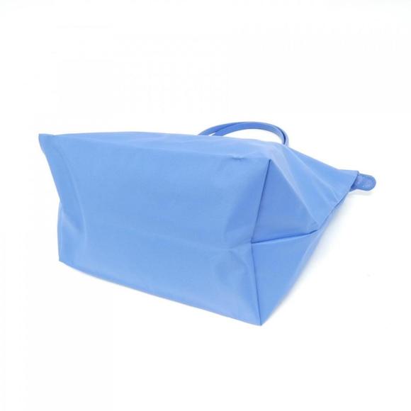 Longchamp Le Pliage Green Medium Recycled Nylon Shoulder Bag Blue - Picture 3 of 7